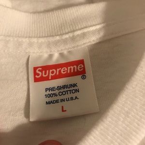Supreme x toshio Maeda tee shirt size large